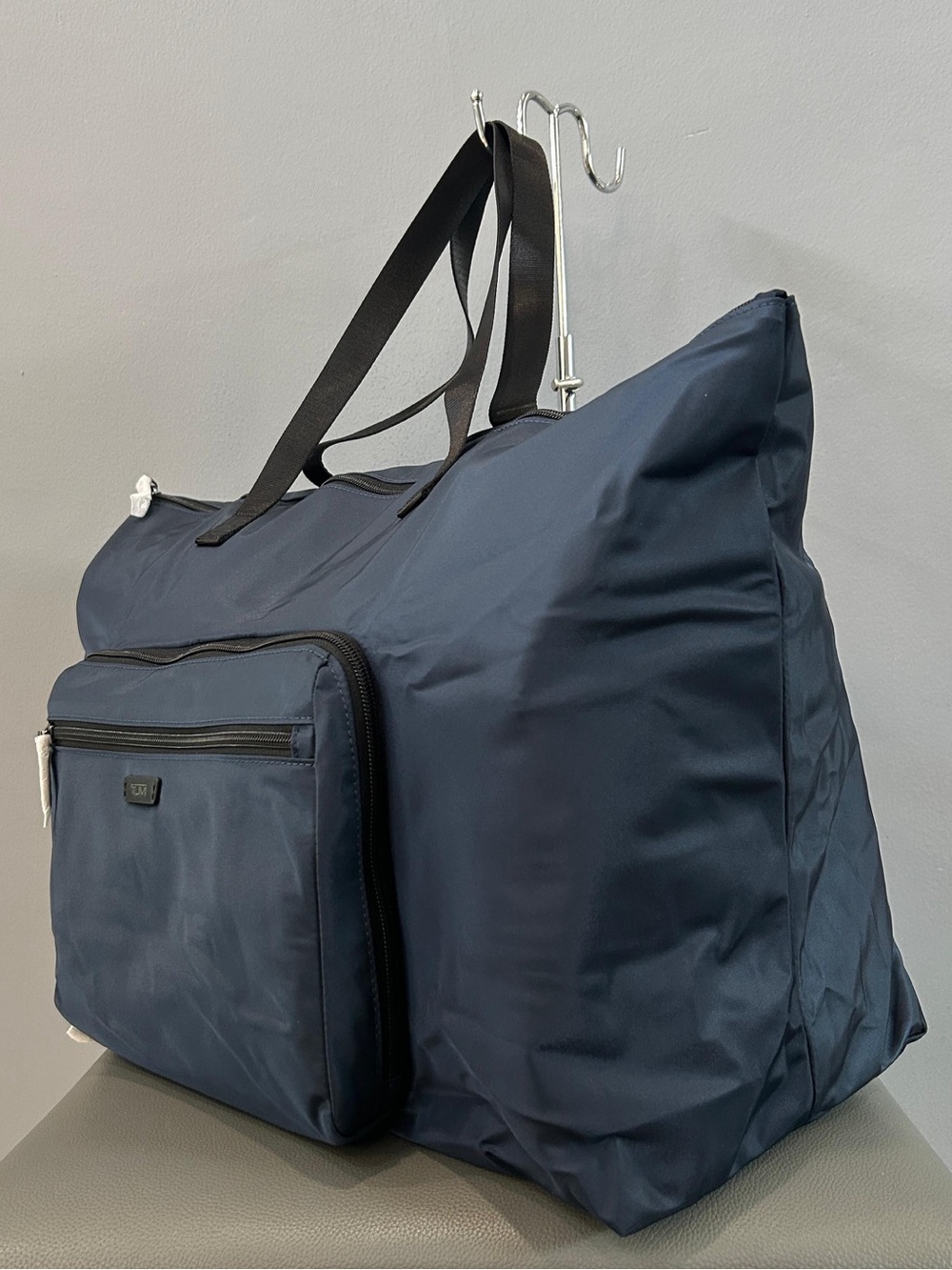 NWT TUMI Packable/Foldable Tote Navy Blue - Picture 2 of 6